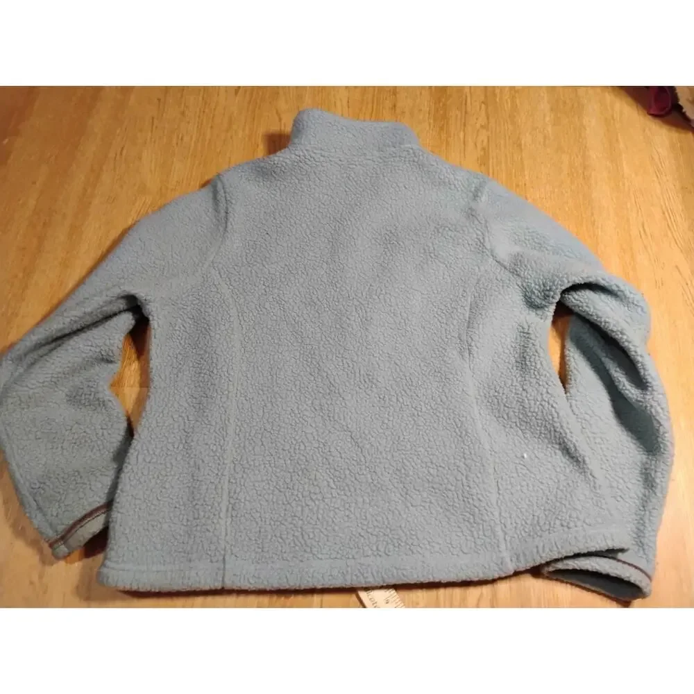 Vintage Misses L. L. Bean Sherpa Fleece Jacket Size L